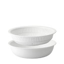 ライクイット (like-it) ざる ボウル 電子レンジ対応 Colander&Bowl 米とぎにも使える ザルとボール ホワイト 浅型 日本製 水切り 湯切...