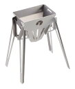 キャプテンスタッグ(CAPTAIN STAG) コーヒー ドリッパー コンパクト 収納 ステンレス製 日本製 燕三条産 シルバー UW-3560