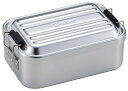 スケーター (skater) 弁当箱 深型 750ml ふわっと盛れる アルミ製 男性用 シルバー AFD8-A