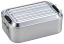 スケーター (skater) 弁当箱 深型 1000ml 大容量 ふわっと盛れる アルミ製 男性用 シルバー AFD10-A