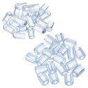 PATIKIL キッチンシンクラックフィート 1セット/20個 プラスチック シンクプロテクターフィート 5 mm内径 x 10 mm外径 バンパーカバー20個...