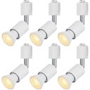 DiCUNO ダクトレール用スポットライト E26口金 LED電球付き 5W 50W相当 電球色 ライティングバー用スポットライト高演色性 LEDスポットライト...