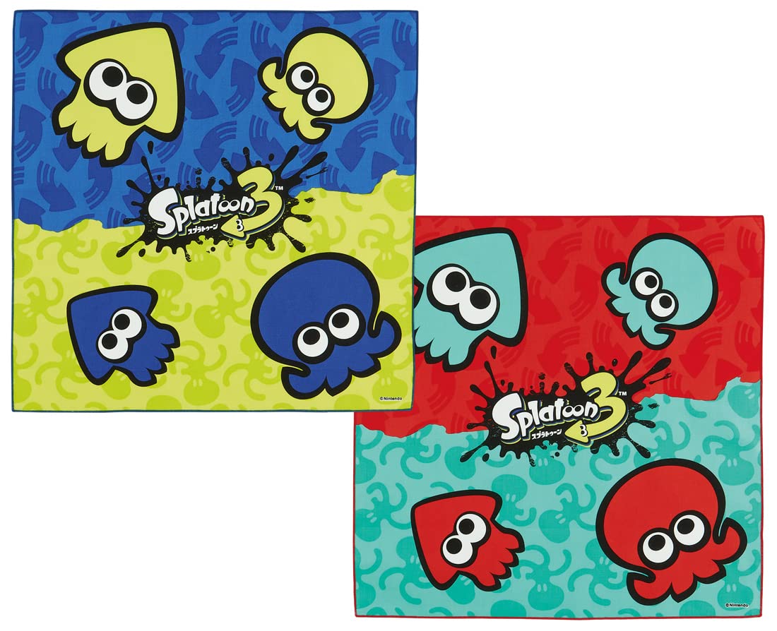 スケーター(Skater) お弁当クロス ランチクロス 子供用 2枚セット スプラトゥーン 3 男の子 KB4WN