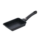 ベストコ ミニ 卵焼き器 9×14.5cm エッグパン ガス火専用 ダイヤモンドコート マーブル ND-3523 イージーライト ネオ