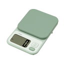 dretec(ドリテック) デジタルスケール 日本メーカー 2kg/1g単位 風袋引き 大画面 キッチンスケール 計り 料理 グリーン