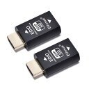 EVanlak 第3世代 HDMI Edid エミュレーター パススルー ドングル 排除エミュレーター アダプター Mac Thunderbolt to HDM...