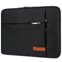 Lacdo 15.6インチ ノートパソコン スリーブケース コンピュータバッグ 15.6インチ エイサー Aspire/Predator、Inspiron、ASUS ZenBook Pro 15 VivoBook、HP Pavilion、レノボ IdeaPad 330、ThinkPad E590、Chromebook 防水、ブラック(2)