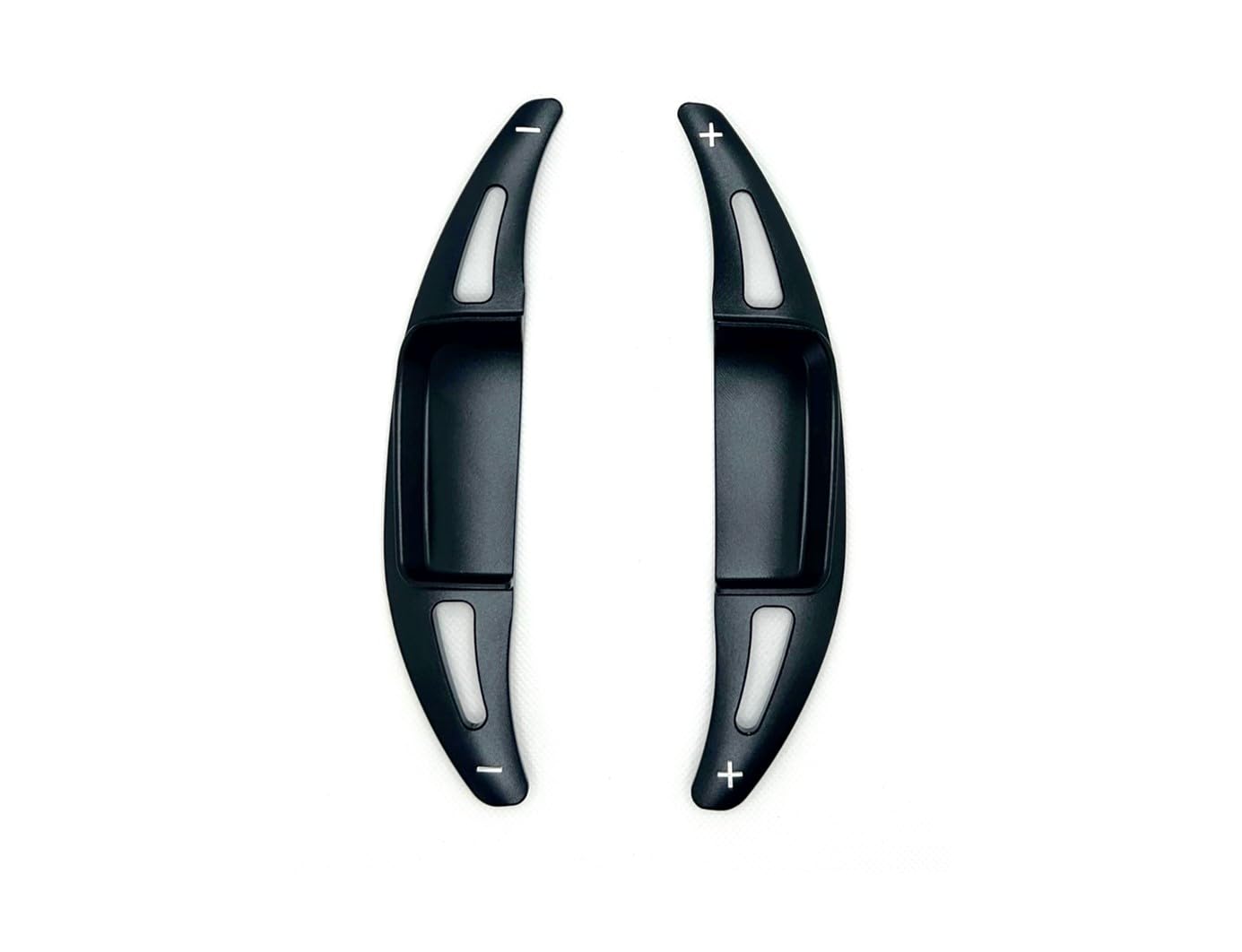 EVOGEAR 社外品 ベンツ 専用 パドルシフトカバー アルミ (タイプD) W213 E300L E350L E63S 2020 2021 ステアリング パドル シフト エクステンション アクセサリー カスタム パーツ (黒)