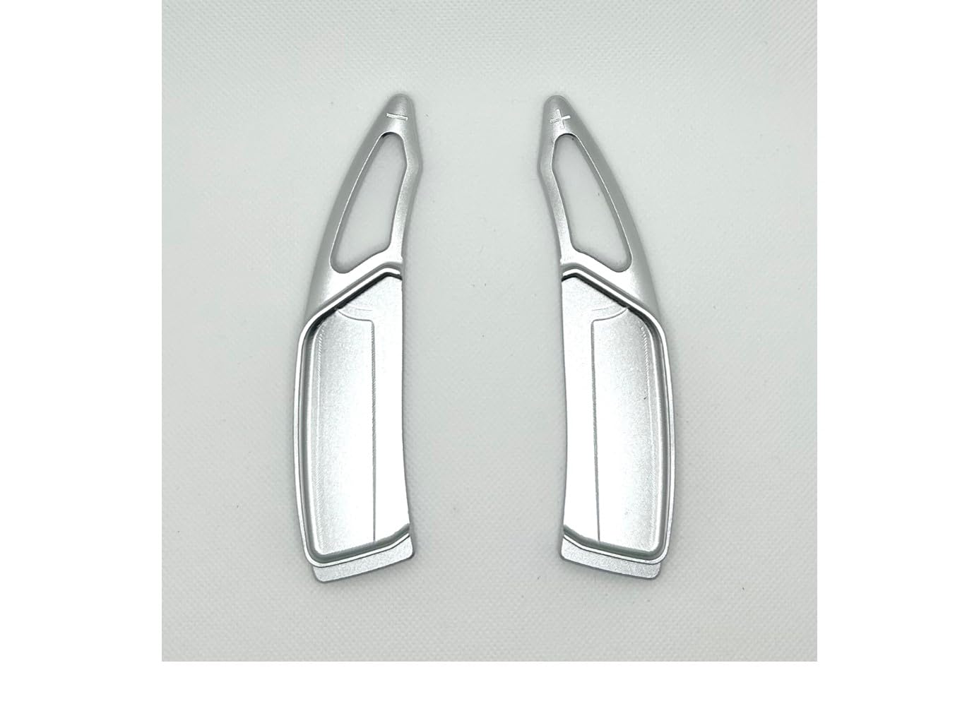 EVOGEAR 社外品 プジョー 専用 アルミ合金 パドルシフトカバー 308 308GT 308SW T9 /5008 5008GT P8/3008 3008GT P8 /508 508GT R8 ステアリング パドル シフト エクステンション アクセサリー カスタム パーツ (銀)