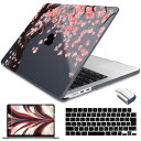 Batianda MacBook Air 13.6 M2 2022 用 ケース カバー マックブック エアー 13インチ ハードケース Air13.6 Retina A2681 Touch ID キーボード カバー & USB-C OTG アダプター,M403(2)