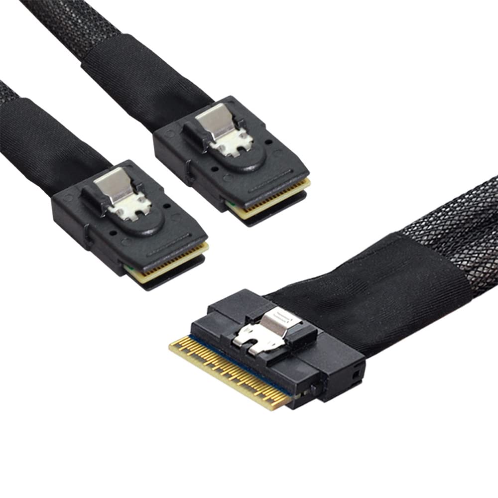 NFHK PCI-E ȥݡ 饤 SAS  4.0 SFF-8654 8i 74ԥ󢪥ǥ奢 SFF-8087 M...