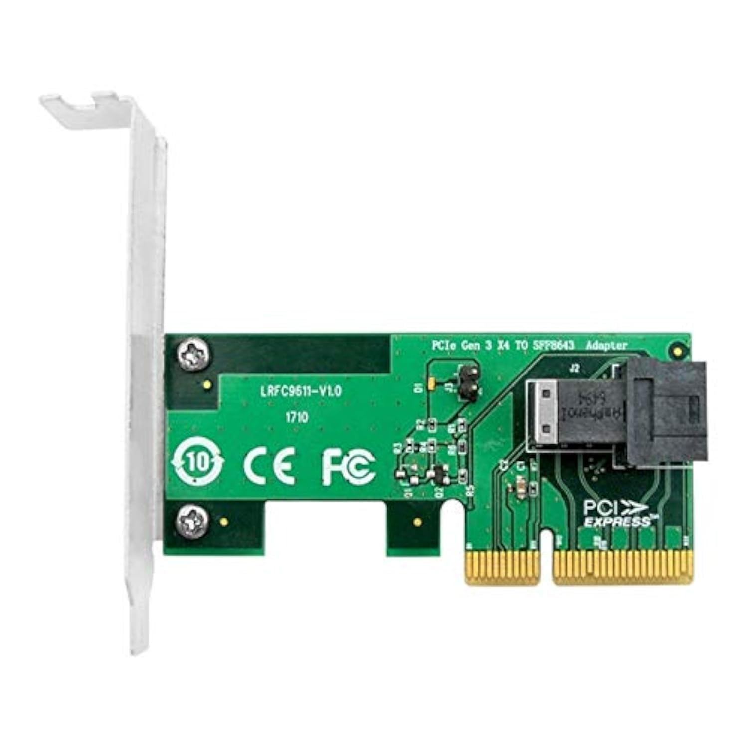 NFHK PCI-E 4XからU.2 U2キット SFF-8639 NVME PCIe SSDアダプター メインボードSSD 750 p3600 p3700 M.2 SFF-8643用