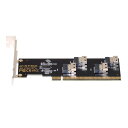 NFHK 4スリムライン SFF-8654 4X 4 NVME → PCIE Express 3.0 4.0 RAID カード VROC Raid0 ハイパーア...