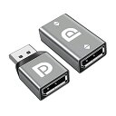 NFHK 2個セット DisplayPort 1.2 4K 60hz - DP 延長アダプター オスメス ウルトラHD UHD ビデオ PC ノートパソコン テ...