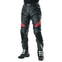 南海部品 NANKAI(ナンカイ) レザーパンツ ブラック/レッド サイズLL RDP10 バイク/オートバイ/革パンツ/ズボン RDP10A-LL