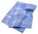 南海通商 Linne キッチンタオル チェック BL/WH 0118-045