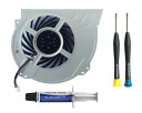 ElecGear PS4 Pro CUH-7xxx交換用内部冷却ファン、プレイステーション4 CPUヒートシンククーラー、サーマルコンパウンドペースト、TR8 Torxセキュリティ、PH0ドライバー修理分解ツールキット