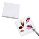 Phyxiul ペーパーパレット コンパクト 240枚入 ネイルツール ペーパーパレット 使い捨て カラーパレット 調色 ボール紙 マニキュアツール アクリル絵の具 ジェルネイル ネイル用品 約8×8cm