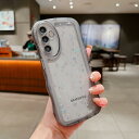 QLTYPRI Galaxy A55 5G ケース クリア TPU カバー ウェーブ おしゃれ 韓国 可愛い ウェーブ グリッター 透明 薄型 軽量 耐衝撃 滑り止め (SC-53E / SCG27) スマホケース ワイヤレス充電対応 ストラップホール付き ギャラクシーA55 ケース 6.6インチ 対応 - ブラック