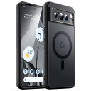 JEDirect Google Pixel 8 Pro 6.7 インチ 2023用 マグネットケース MagSafe対応 半透明マットバック 耐衝撃スマホカバー...