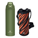 SANTECO 水筒 1リットル 魔法瓶 1000ML ステンレスボトル スポーツ 真空断熱 保冷 保温 洗いやすい 直飲み 飲料対応 おしゃれ NEVIS グ...