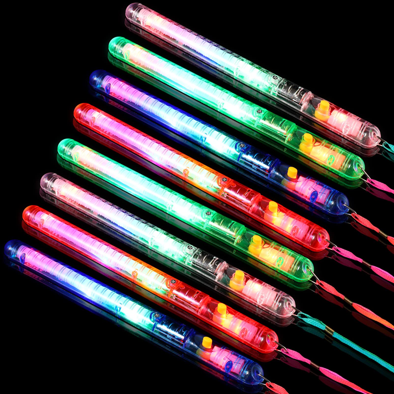 ULTECHNOVO コンサートライト 12個セット LED ペンライト ライブスティックライト 応援ライトコンサート パーティー お祭りなど
