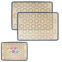 Liroyal ベーキングマット 2枚セット クッキングシート 製菓マット オーブンシート シルパット ベーキングシート お菓子作り プレースマット 製菓道具 ...