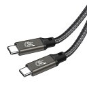 USB4 ケーブル thunderbolt 4 対応 1m LpoieJun【40Gbps高速転送/ PD240W急速充電/8K@60Hz映像出力】Thunderbolt 3とUSB-Cと下位互換サンダーボルト4 ケーブル スマートフォン/タブレット/ゲーム機/ノートパソコンのタイプc機種に対応