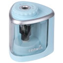 Tenwin 電動鉛筆削り コンパクト 人気シャープナー ミニタイプ 手動 両用 鉛筆削りコードレス 6-8mm鉛筆適用 乾電池 太軸 単三電池 2A電源供給 ...