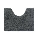 トイレマットロング 90*60cmトイレカーペットtoilet mat吸水速乾 ふかふか 滑り止め ラグジュアリー 洗える 敷物 ジャンボ アイボリー マイクロファイバー ベージュ 無地 インテリア 丸洗い (グレー, 60*45cm)
