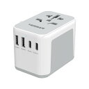 変換プラグ 全世界対応 海外旅行 コンセント TESSAN 旅行用変換器 2つUSB-Cと2つUSB-Aポート付き C/O/BF/Aタイプ付き 海外電源変換器 マルチ変換プラグ 電源変換アダプター ヨーロッパ/韓国/オーストラリア/イギリス/アメリカ/中国などの国に対応 国際用コンセント(2)