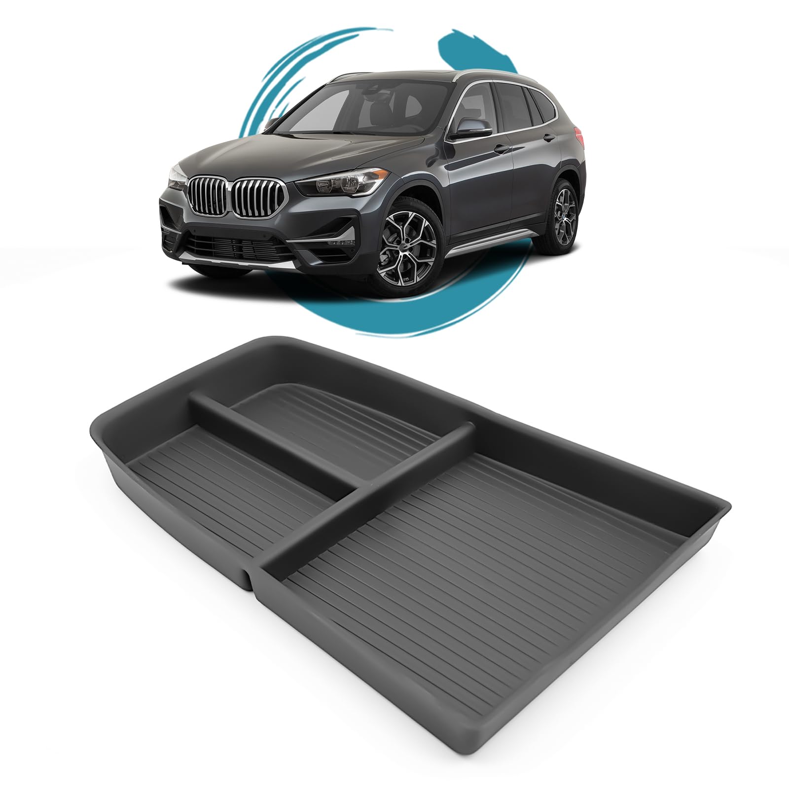 ruiya 2023新型 BMW X1 iX1 U11 専用 コンソールトレイ コンソール トレイ コンソールボックス センターコンソール アクセサリー 小物入れ ABS素材 ガタガタ音なし 内装パーツ カスタムパーツ