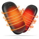 【新登場】充電式カイロ ハンドウォーマー カイロ充電式 2秒急速発熱 全面発熱 3段階温度調節 2個セット 新型分離式設計 大容量 マグネット式 分離式 電気カ...