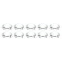 PATIKIL 直径12.5 mm 高さ3.7 mm 平凸レンズ 10個 アクリル LED光学凸コンデンサレンズ LED 懐中電灯 自転車ヘッドランプ用 透明