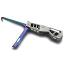 HEIGHTEN イカシメ フィッシングナイフ エギング ステンレス製 ハンドギャフ カンナ直し 折畳式 (ガンメタル) (463)