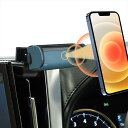 LUWU アルファード/ヴェルファイア 30系 スマホホルダー Toyota Alphard Toyota Vellfire アクセサリー スマホスタンド 車載ホルダー カーマウント 携帯電話マウント 電動型 安定 360度回転 片手操作 アルファード専用 SGS品質認証 (9-10インチナビ対応,純正OPのJBLナビ