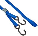 キジマ(Kijima) トランポ用タイダウンベルト 25x1800mm バックル 汎用 ブルー 2個入り 303-0142