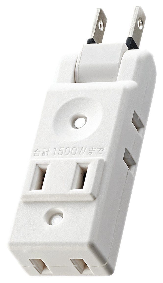 エレコム 電源タップ コンパクト 超薄型設計 4個口 ホワイト AVT-M01-24WH