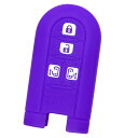 【IKT】ダイハツ/トヨタ車用 スマートキー用シリコンカバー 4ボタン パープル/タント/タントカスタム/ウェイク/ムーヴ キャンバス/トール/タンク/ルーミー/など 専用設計でピッタリサイズ!傷防止に最適!さらさらシリコンで手触り快適!(DAIHATSU・TOYOTA車用)(DS-0