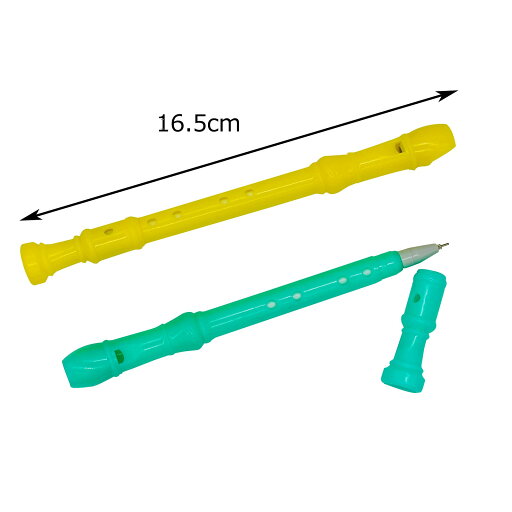 Maydahui かわいい 笛 ペン ジェルボールペン 0.5mm 黒インク 12本セット おしゃれ ホイッスル フルート ボールペン 可愛い 文房具 ギフト プレゼント