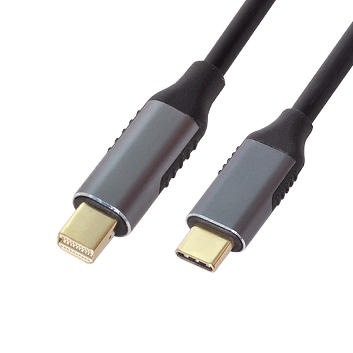 xiwai USB 3.1 Type C USB-C ソースからミニディスプレイポート DPディスプレイ オス 4Kモニターケーブル ノートパソコン用 1.8m