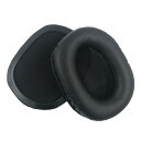 Chic Tuant イヤーパッド for Logicool (ロジクール) G GPRO X, G Pro X, G Pro, G433, G233 ヘッドセットに対応 交換用ヘッドホンパッドイヤークッションメモリーフォーム(ブラック) (プロテインレザー)