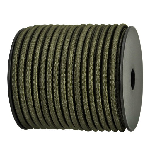 Abma Cord ショックコード バンジーコード 4mm 弾性 ゴム紐 ゴムロープ ストレッチコード 荷物固定 軽トラック ターポリン カーゴネット クラフト DIY用など(20M)-アーミーグリーン Abma Cord ショックコード バンジーコード 4mm 弾性 ゴム紐 ゴムロープ ストレッチコード 荷物固定 軽トラック ターポリン カーゴネット クラフト DIY用など(20M)-アーミーグリーン