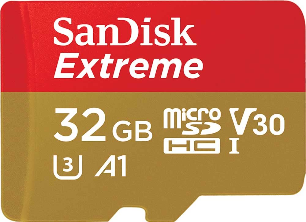  ǥ   SanDisk microSD 32GB UHS-I U3 V30 60MB/s Full HD & ...