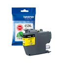 ブラザー工業(Brother Industries) 【ブラザー純正】インクカートリッジイエロー(大容量)LC412XLY対応型番:MFC-J7300CDW、M...