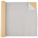 BENECREAT 40x200cm 貼るリネン 生地 補修テープ 合成リネン バッグ ソファ補修 手芸 用 無地 裁縫 無地 ハンドメイド DIY 手芸用 ライトグレー