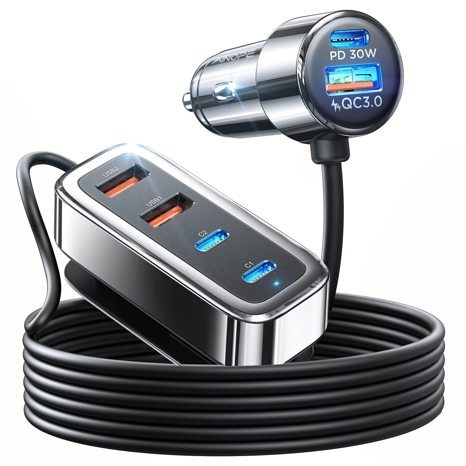 AINOPE 90W å usb-c ® 6ݡ ֺܽŴ PD 30W & QC3.0 /ι/² ...