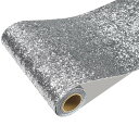 CRE8TIVE グリッターシート グリッターカッティングシート キラキラ シルバー 銀色 20x200cm 壁紙シール グリッター ラメ リメイクシート グリ...