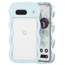 QLTYPRI Google Pixel7a ケース クリア ウェーブ ピクセル 7A ソフト TPU うねうね 透明 ケース おしゃれ 韓国 可愛い 薄型 軽...