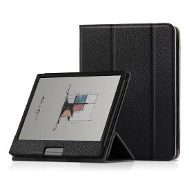 BOOX GoColor7 用 ケース カバー 保護ケース 電子書籍リーダーケース【NOUKAJU】 7インチ 電子書籍リーダー収納ケース 軽量 薄型 耐衝撃 傷つけ防止 スタンド機能 (ブラック)